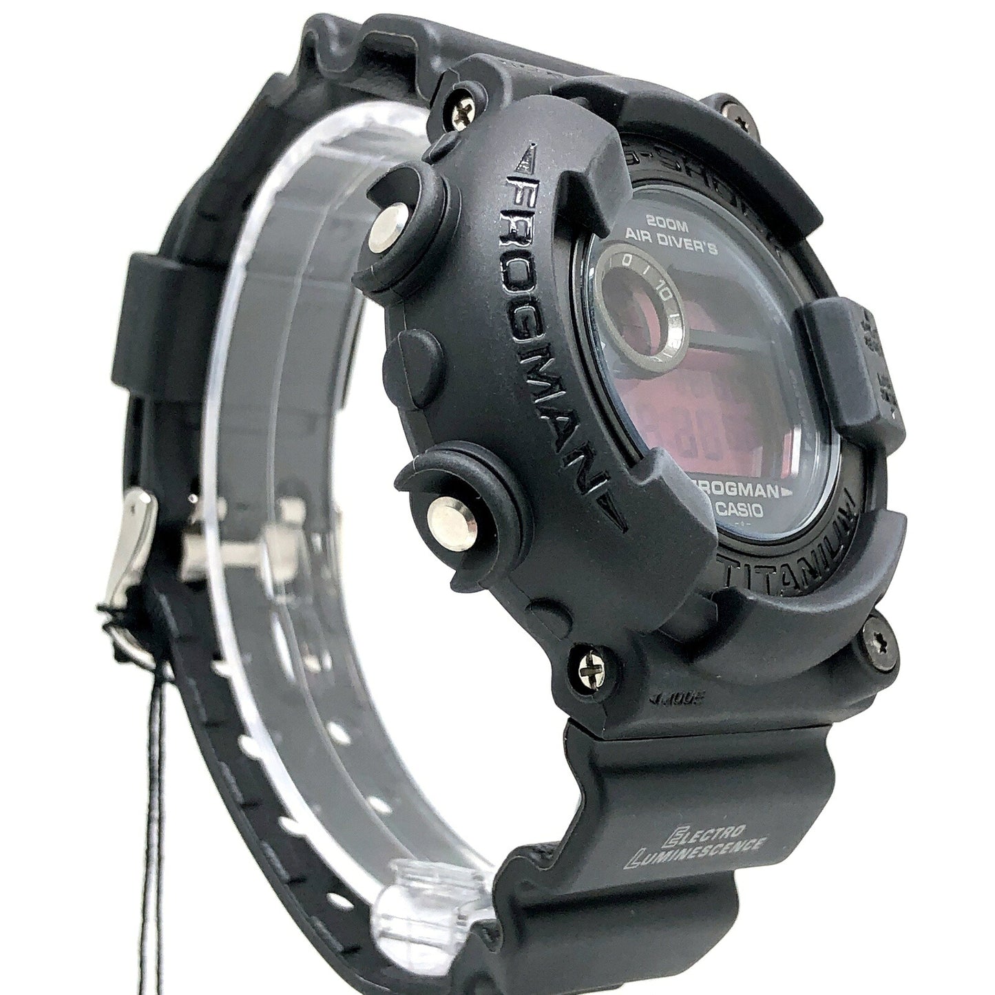 G-SHOCK DW-8200BK-1 Frogman Real Black Watch Size ONE SIZE