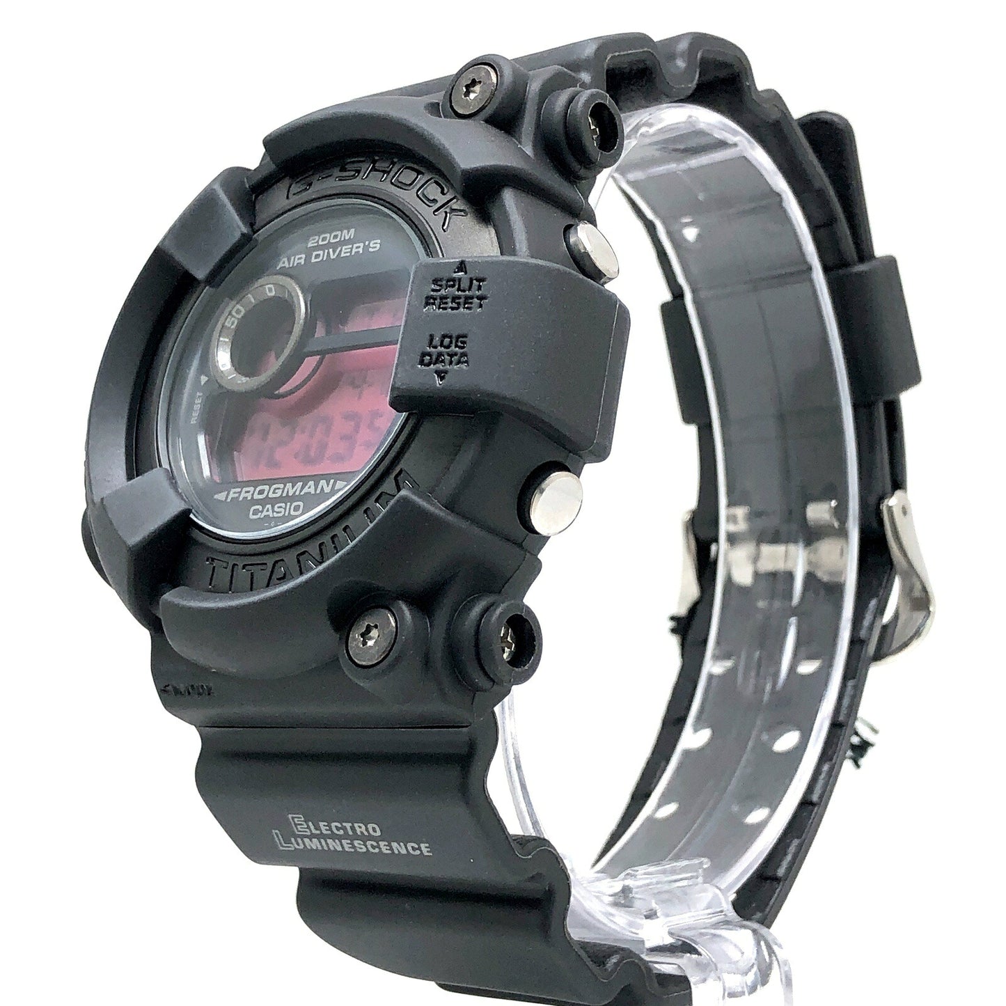 G-SHOCK DW-8200BK-1 Frogman Real Black Watch Size ONE SIZE