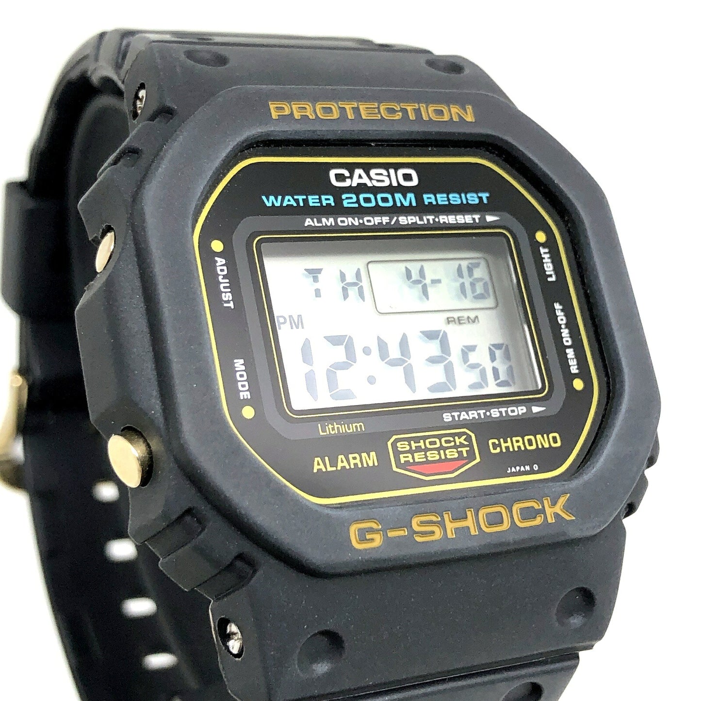 G-SHOCK 80s DW-5600C-9V Gold Speed Model Watch Size ONE SIZE
