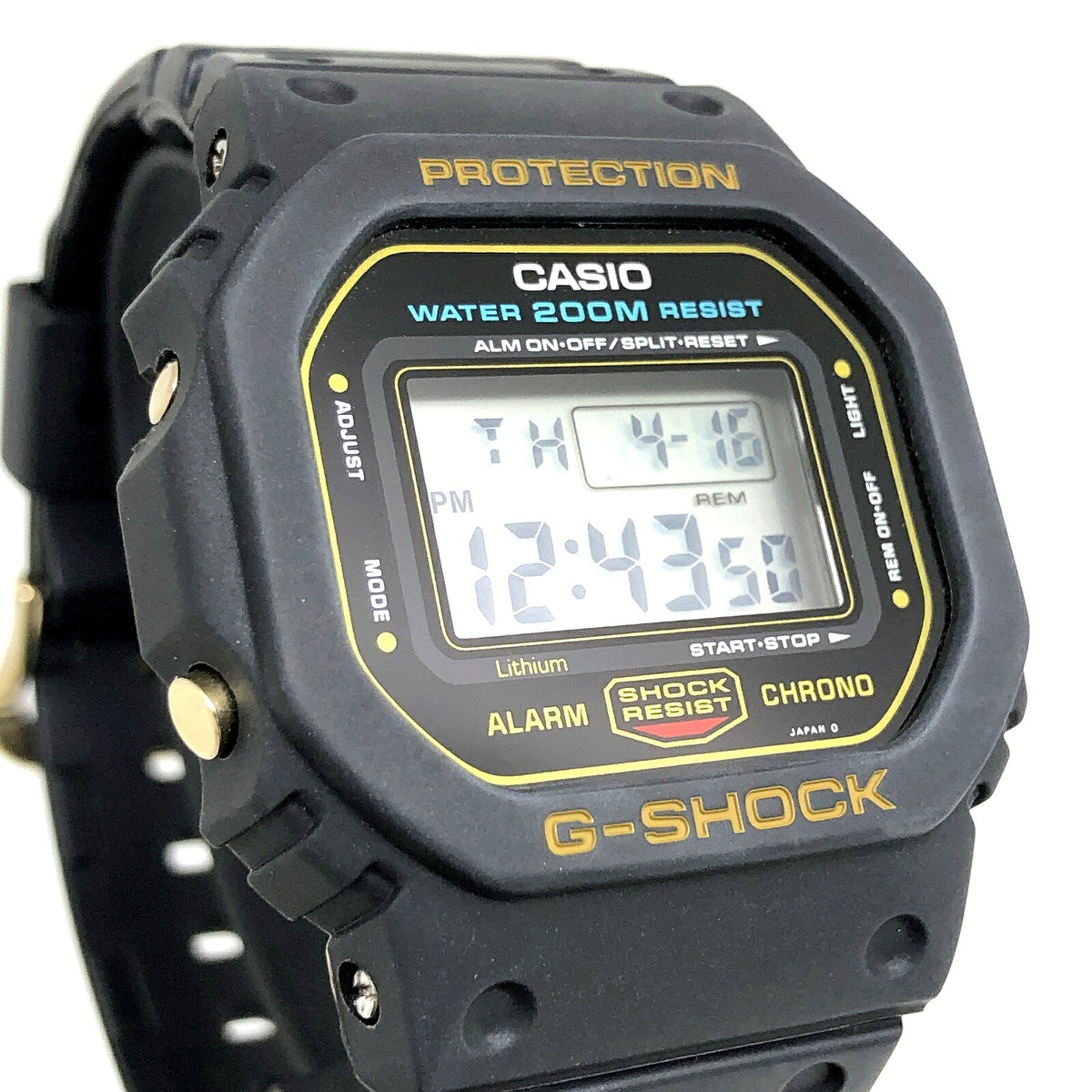 Casio G-SHOCK DW-5600C-9V Speed Model Gold Version Watch
