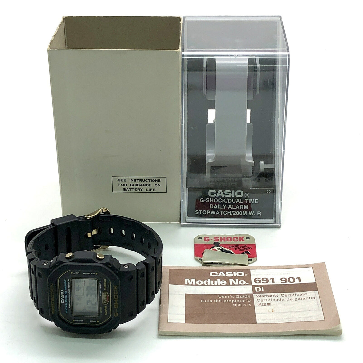 Casio G-SHOCK DW-5600C-9V Speed Model Gold Version Watch