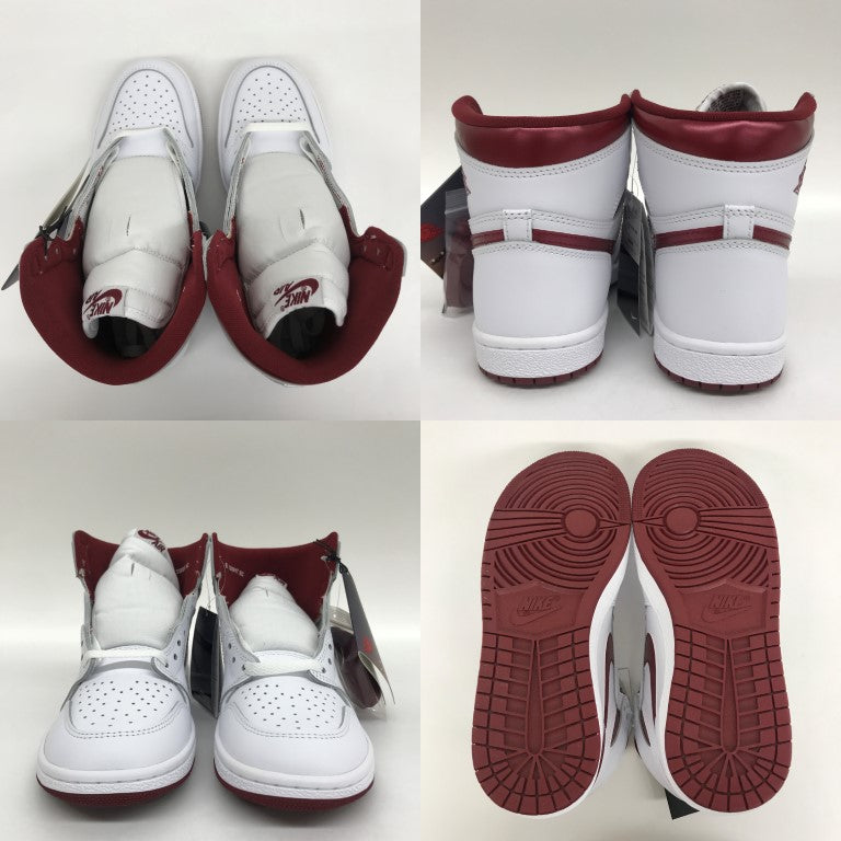 NIKE Air Jordan 1 High '85 Red/White Sneakers Size 26.0