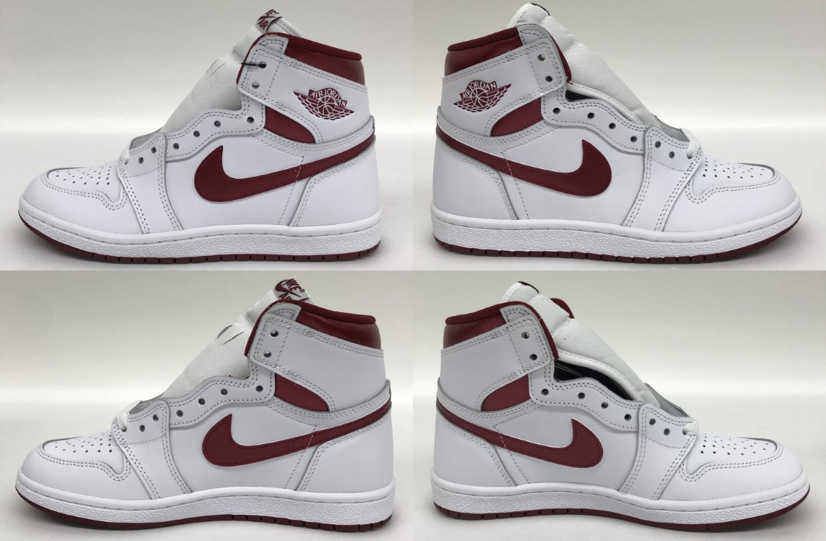 NIKE Air Jordan 1 High '85 Red/White Sneakers Size 26.0
