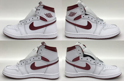 NIKE Air Jordan 1 High '85 Red/White Sneakers Size 26.0