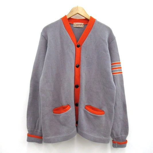LOGAN 50s Knit Cardigan Multi-Color Size L