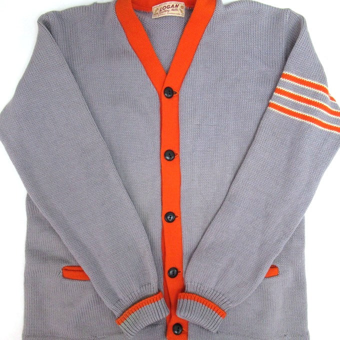 LOGAN 50s Knit Cardigan Multi-Color Size L