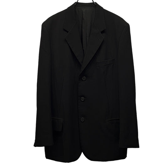 Y's for men 90s Wool Gabardine 3B Blazer Black Size M