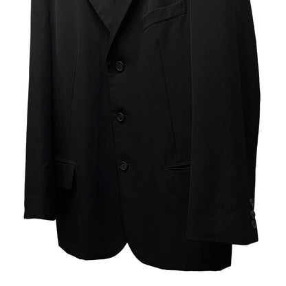Y's for men 90s Wool Gabardine 3B Blazer Black Size M