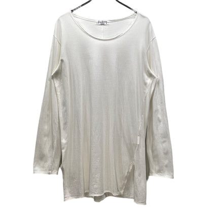 Yohji Yamamoto Pour Homme 19AW Side T-Shirt White Size 3