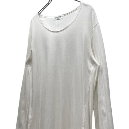 Yohji Yamamoto Pour Homme 19AW Side T-Shirt White Size 3