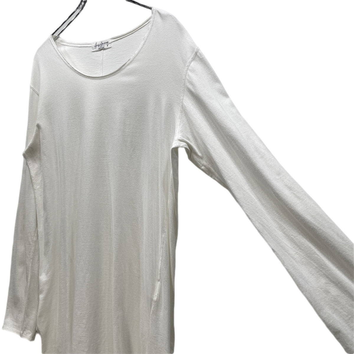 Yohji Yamamoto Pour Homme 19AW Side T-Shirt White Size 3