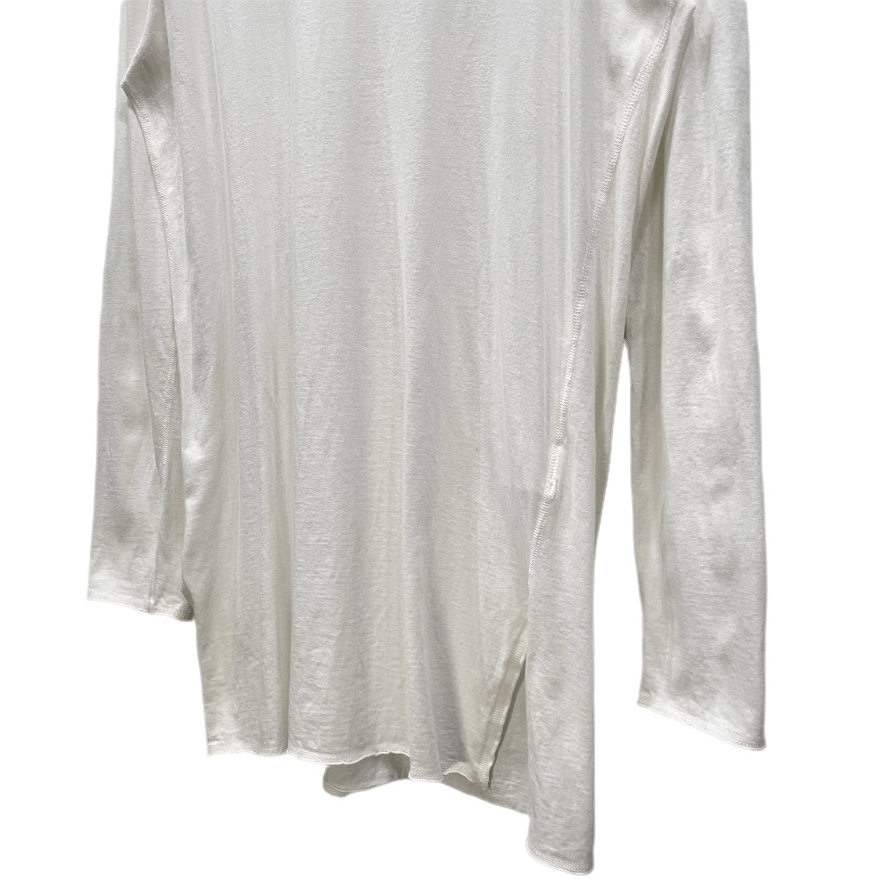 Yohji Yamamoto Pour Homme 19AW Side T-Shirt White Size 3