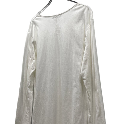 Yohji Yamamoto Pour Homme 19AW Side T-Shirt White Size 3