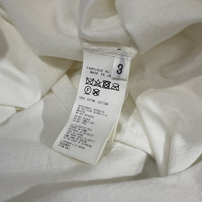 Yohji Yamamoto Pour Homme 19AW Side T-Shirt White Size 3