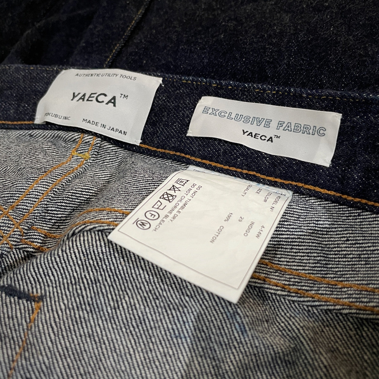 YAECA 14oz Selvedge Indigo Denim Jeans Pants Size 29
