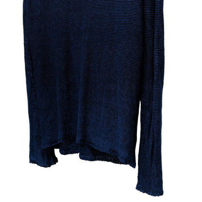 Takahiromiyashita The Soloist. Indigo Linen Cardigan Size S