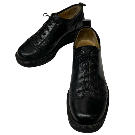 Y's for men Archive Leather 6-Hole Lace-Up Monkey Boots
