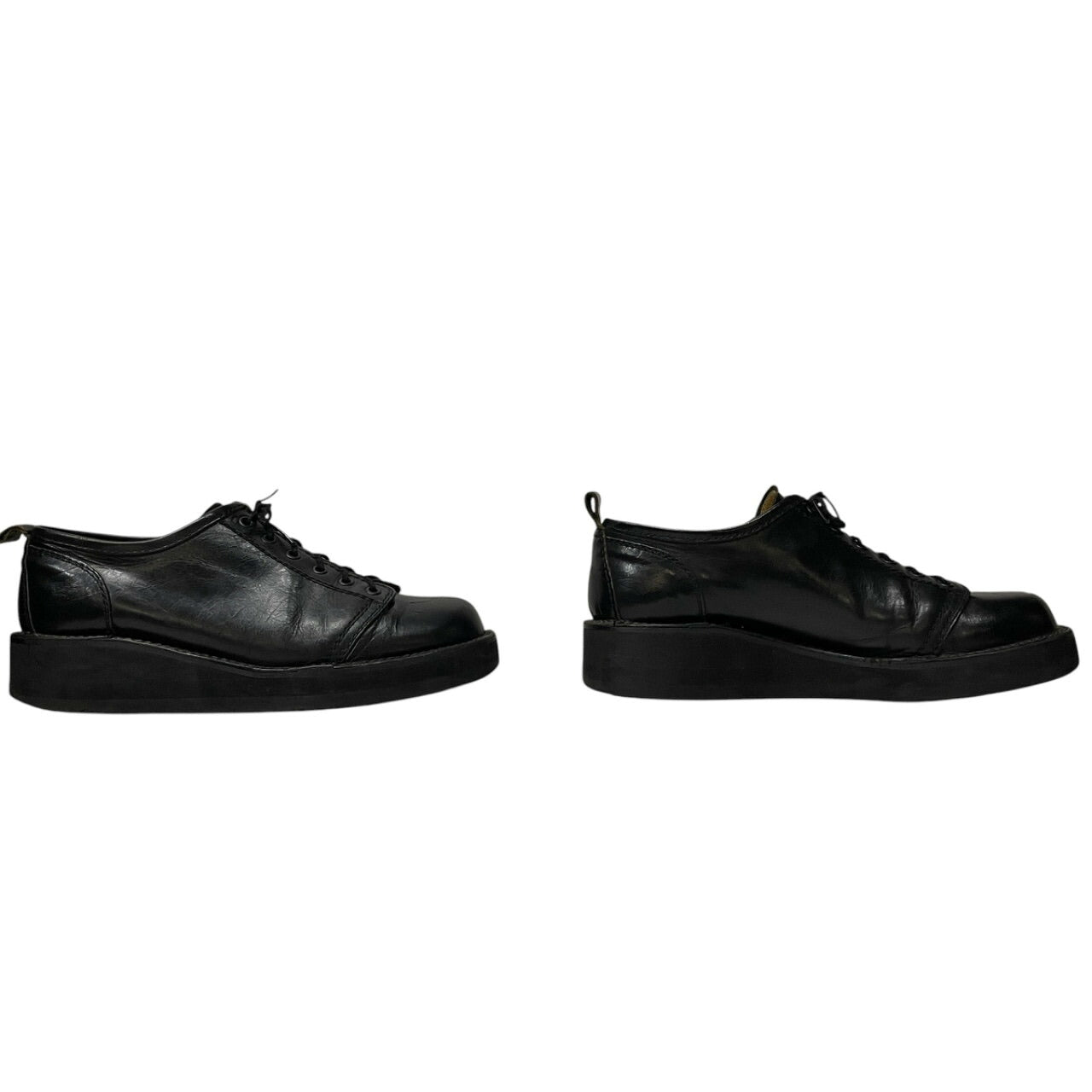 Y's for men Archive Leather 6-Hole Lace-Up Monkey Boots