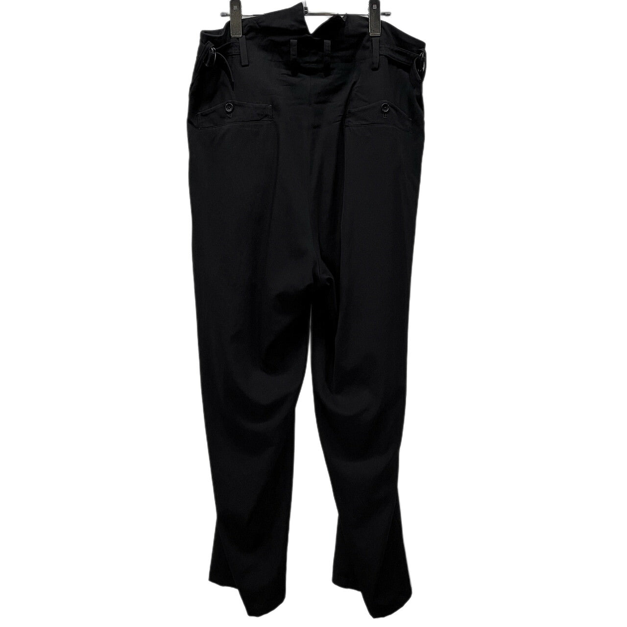 Yohji Yamamoto 22AW Gabardine Wide Tapered Pants Size 2