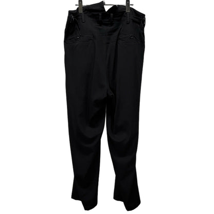 Yohji Yamamoto 22AW Gabardine Wide Tapered Pants Size 2