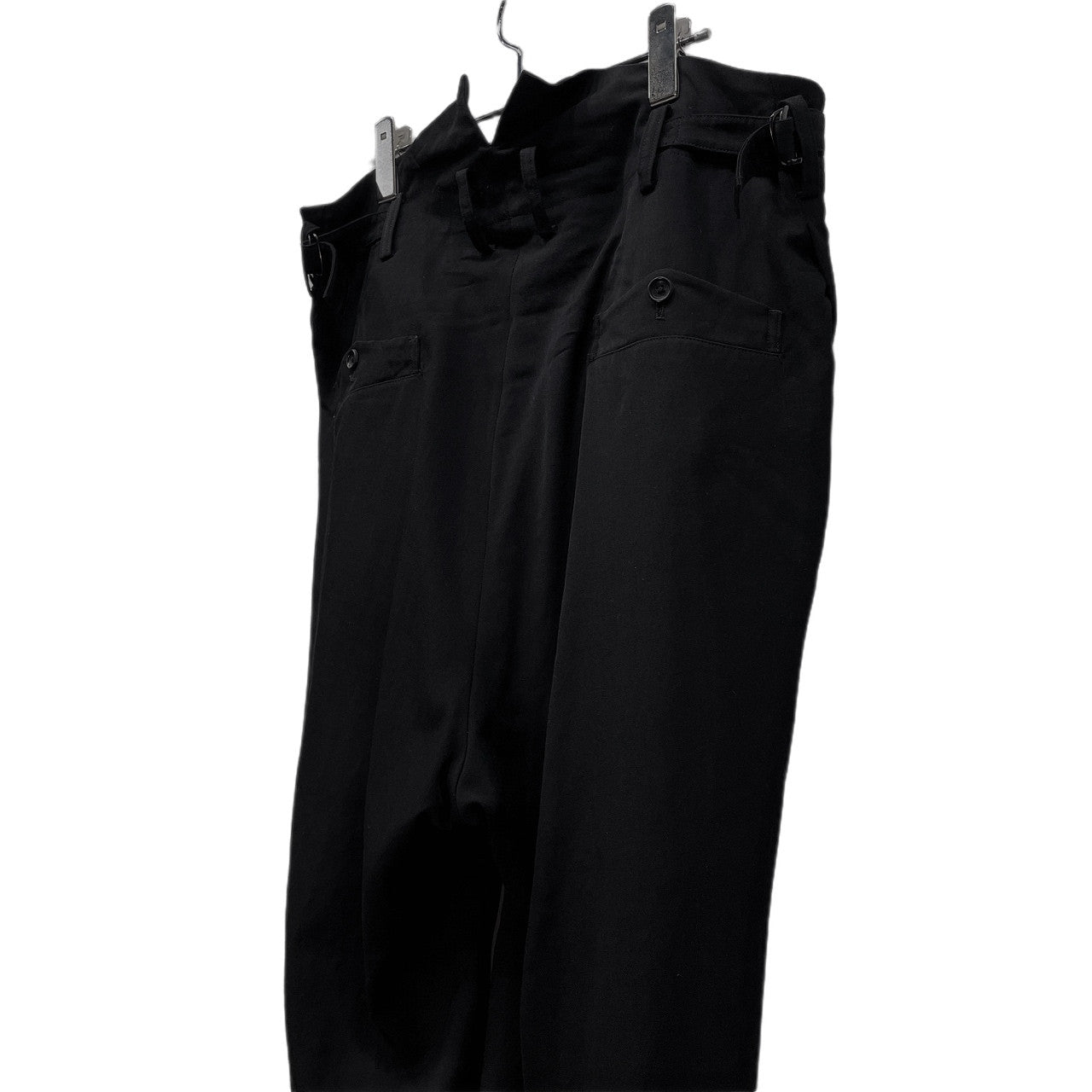 Yohji Yamamoto 22AW Gabardine Wide Tapered Pants Size 2