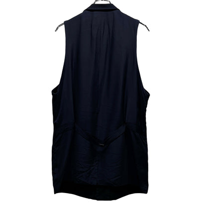 Yohji Yamamoto 94AW Wool Sleeveless Coat Navy Size M