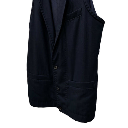 Yohji Yamamoto 94AW Wool Sleeveless Coat Navy Size M