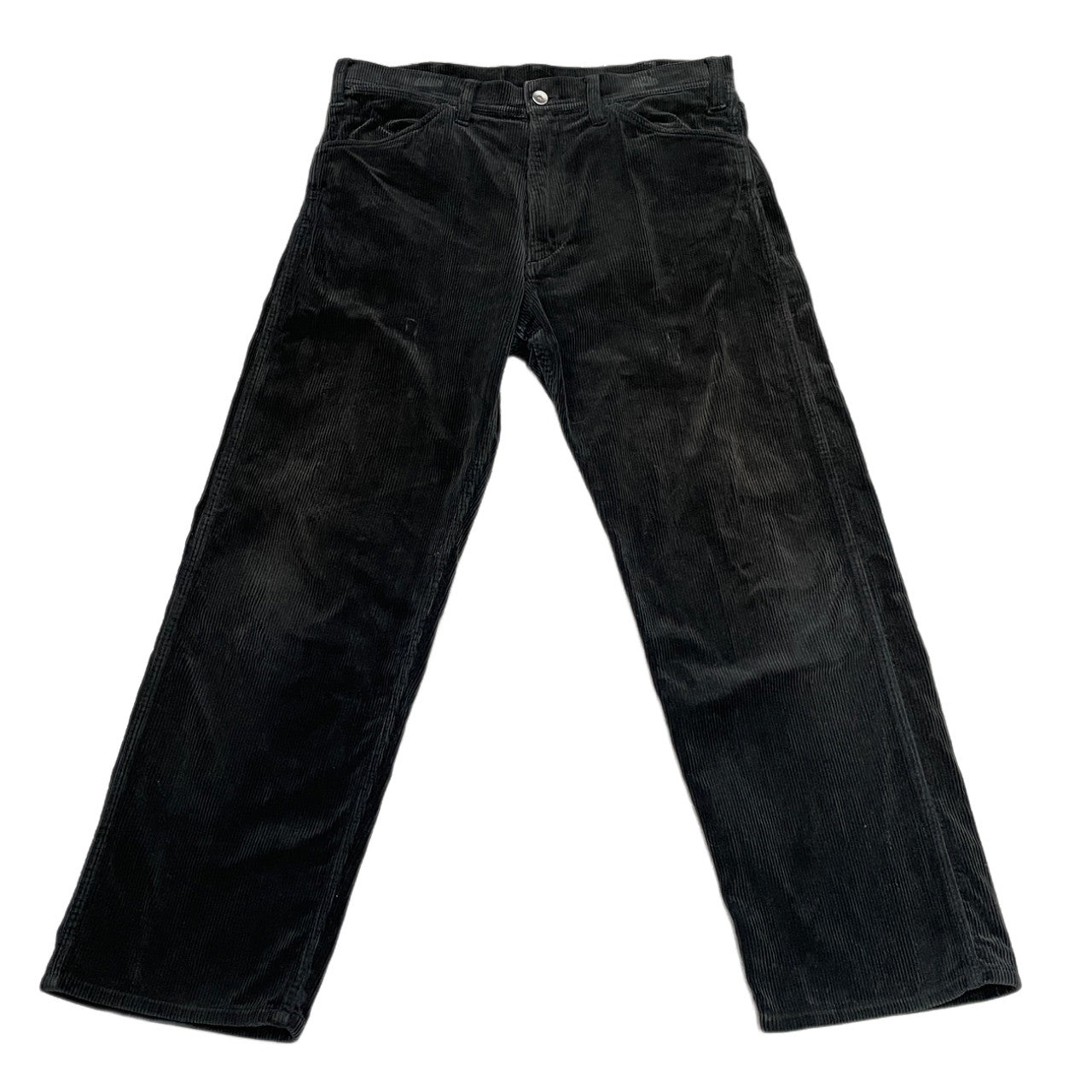 Comme des Garcons Black Cotton Corduroy Straight Pants Size XS