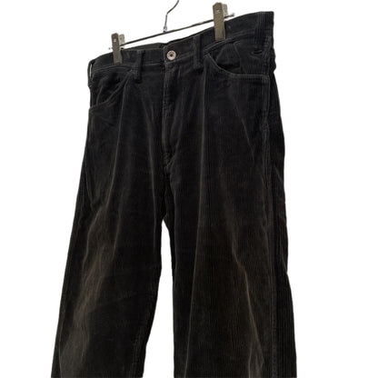 Comme des Garcons Black Cotton Corduroy Straight Pants Size XS