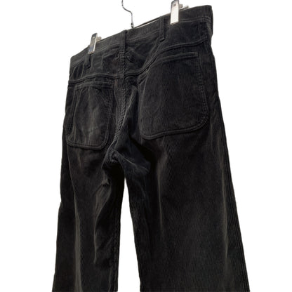 Comme des Garcons Black Cotton Corduroy Straight Pants Size XS