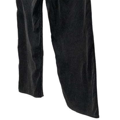 Comme des Garcons Black Cotton Corduroy Straight Pants Size XS
