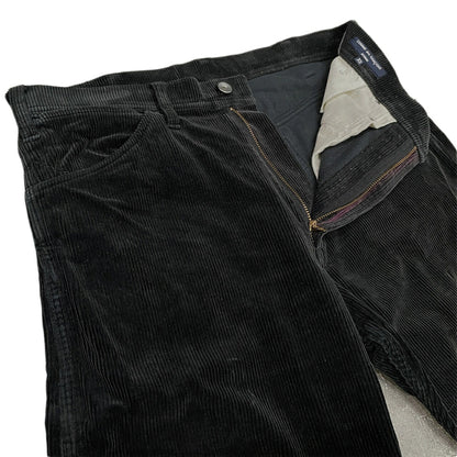 Comme des Garcons Black Cotton Corduroy Straight Pants Size XS