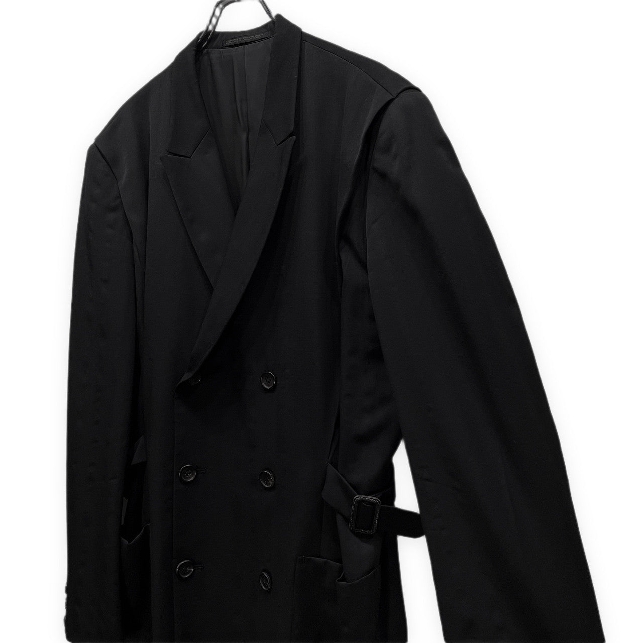 Yohji Yamamoto 93AW Action Pleat Side Belt Coat Size S