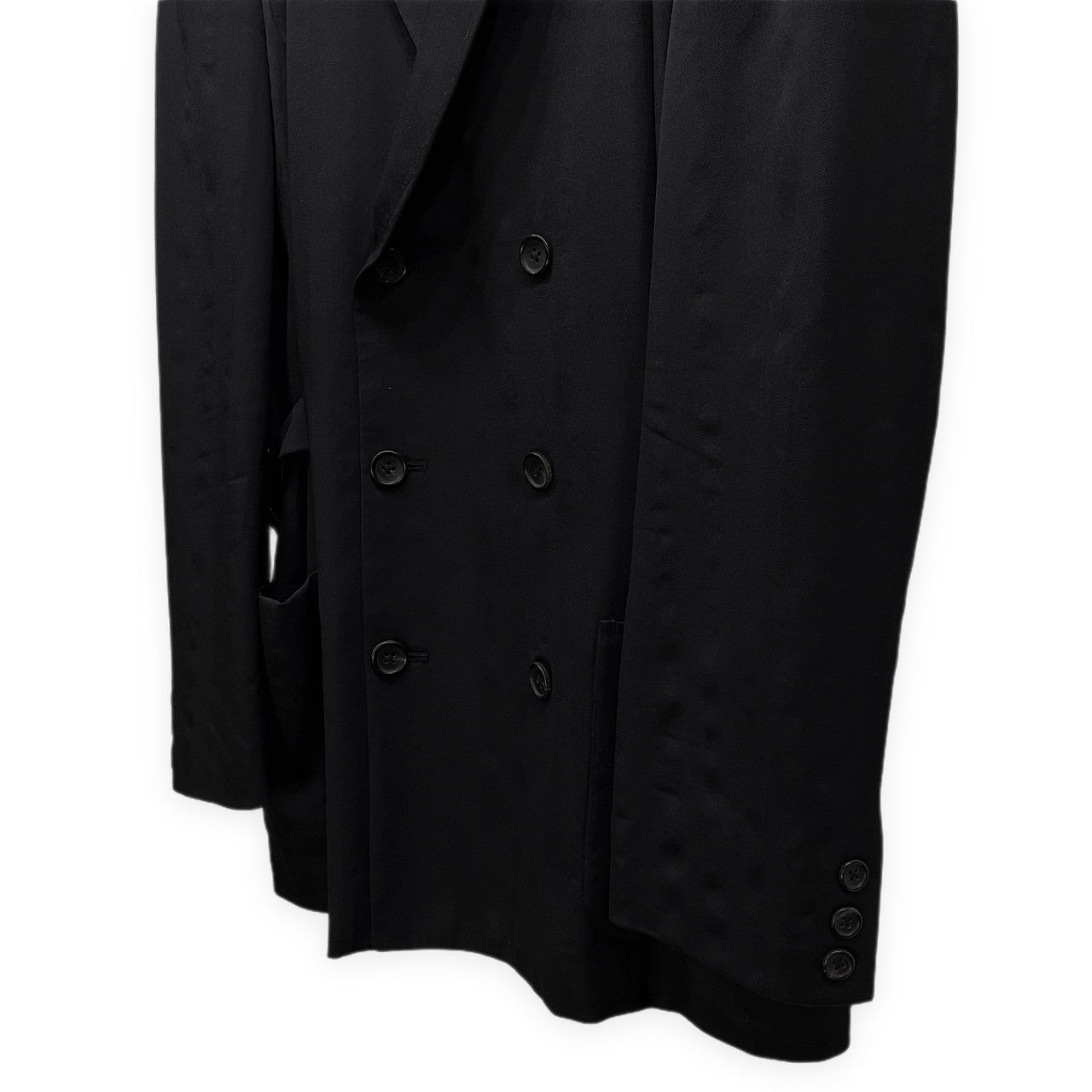Yohji Yamamoto 93AW Action Pleat Side Belt Coat Size S
