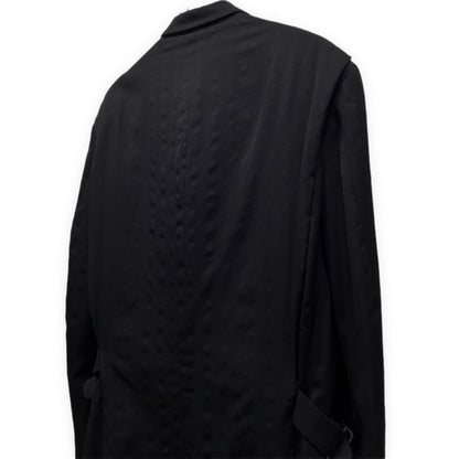 Yohji Yamamoto 93AW Action Pleat Side Belt Coat Size S