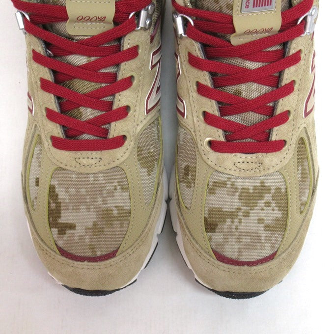 New Balance MO990 HR4 Made in USA Beige Sneakers Size 26cm