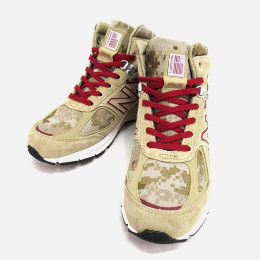 New Balance MO990 HR4 Made in USA Beige Sneakers Size 26cm