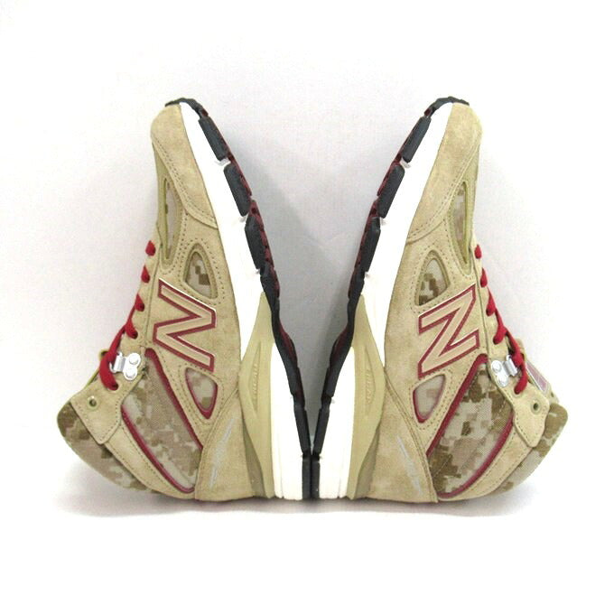New Balance MO990 HR4 Made in USA Beige Sneakers Size 26cm