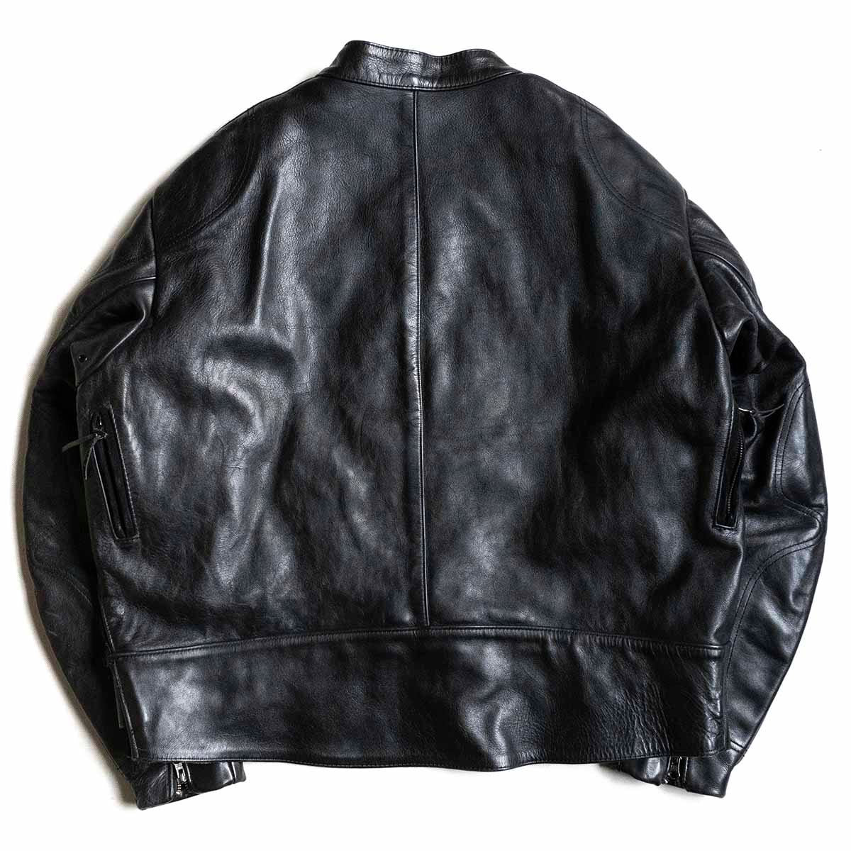 VANSON Biker Jacket Black Size 56
