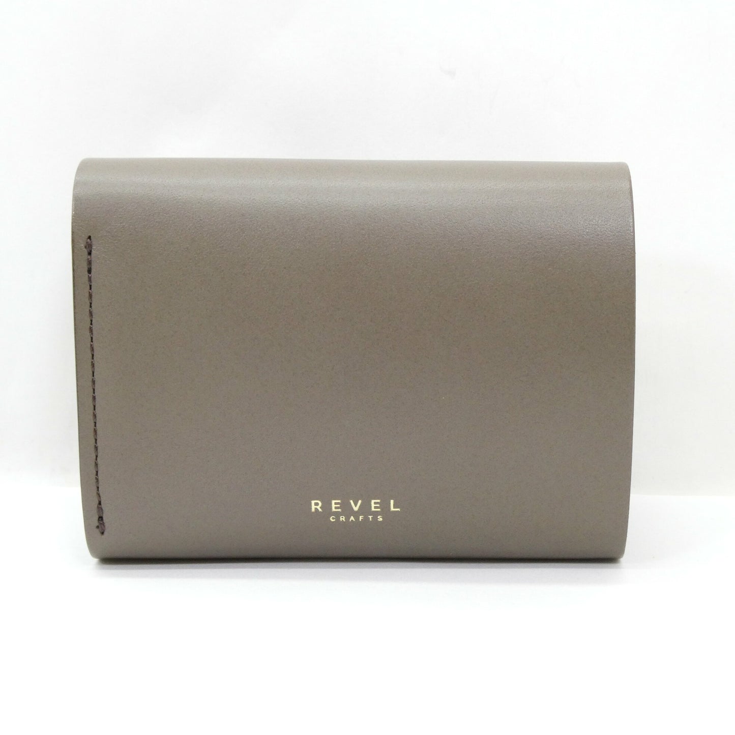 REVEL MINI Oil Leather Minimal Wallet Gray Size ONE SIZE