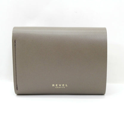 REVEL MINI Oil Leather Minimal Wallet Gray Size ONE SIZE