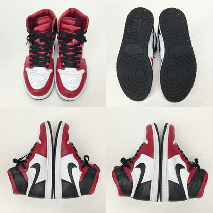 NIKE WMNS Air Jordan 1 High OG Gym Red Black Sneakers