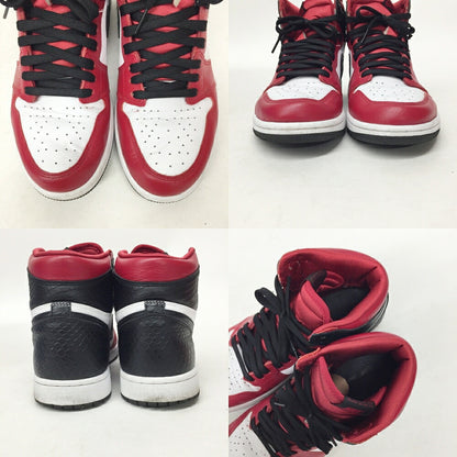 NIKE WMNS Air Jordan 1 High OG Gym Red Black Sneakers