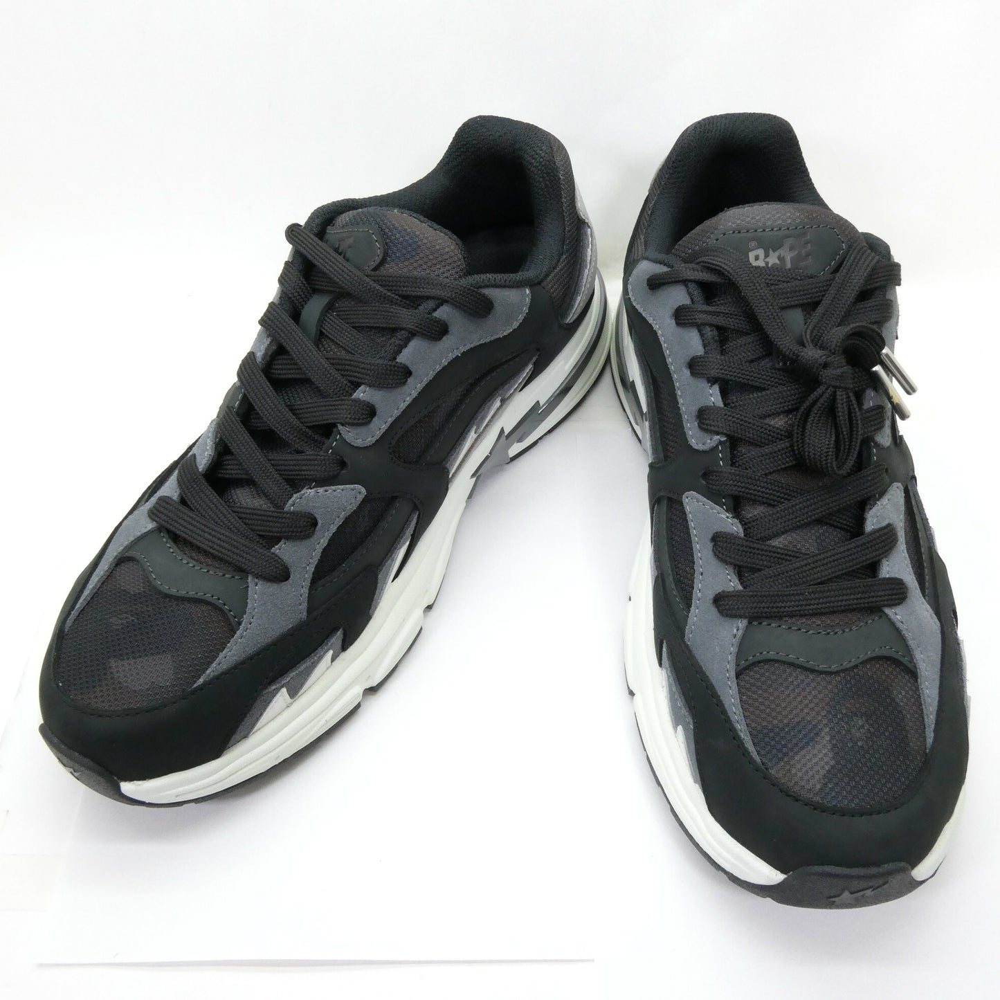 A BATHING APE BAPE Shark Sta #1 M2 Black Sneakers