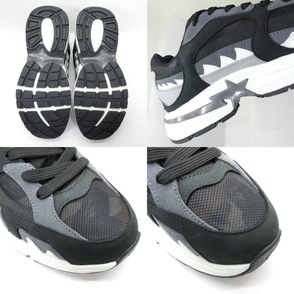 A BATHING APE BAPE Shark Sta #1 M2 Black Sneakers