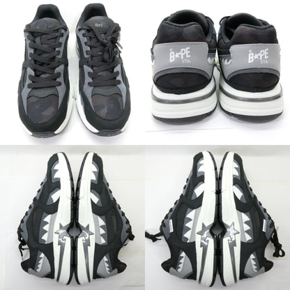 A BATHING APE BAPE Shark Sta #1 M2 Black Sneakers