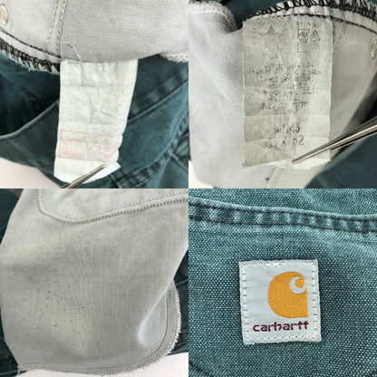 Carhartt Double Knee Duck Painter Star Pants Green Size 33