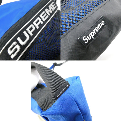 Supreme Nylon X-Pac Logo Shoulder Bag Blue Size ONE SIZE