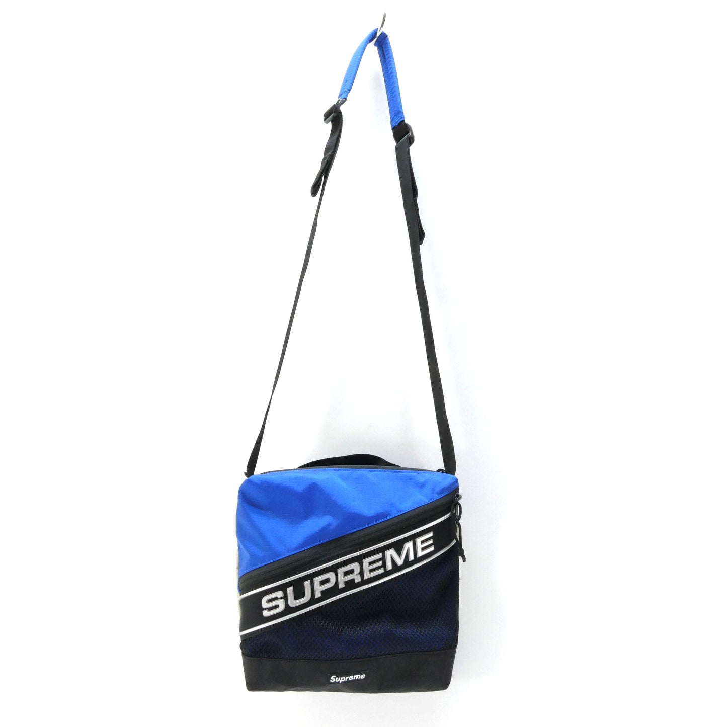 Supreme Nylon X-Pac Logo Shoulder Bag Blue Size ONE SIZE