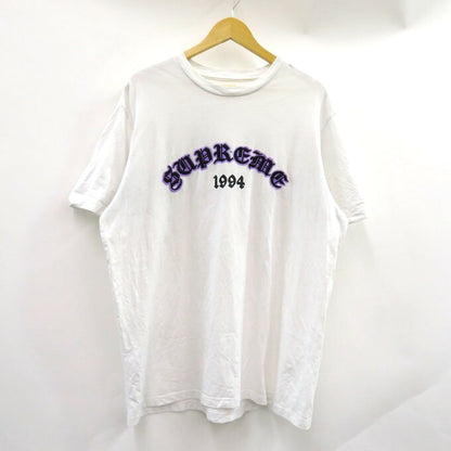 Supreme Old English Glow S/S T-Shirt White Size XL